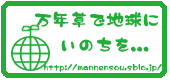 万年草で地球に命を
